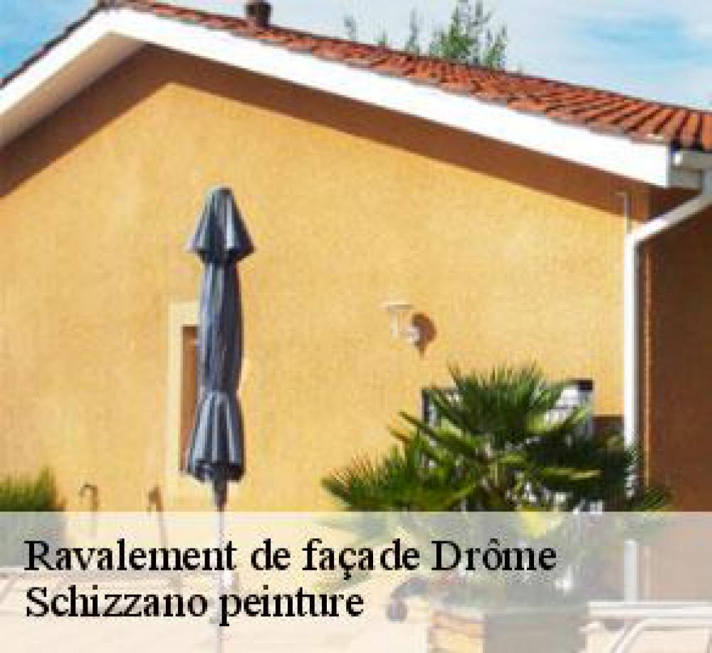 Ravalement de façade 26 Drôme - Schizzano peinture
